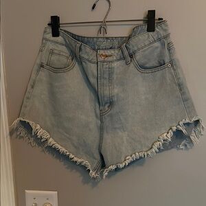 Wild Fable Blue Distressed Jean Shorts